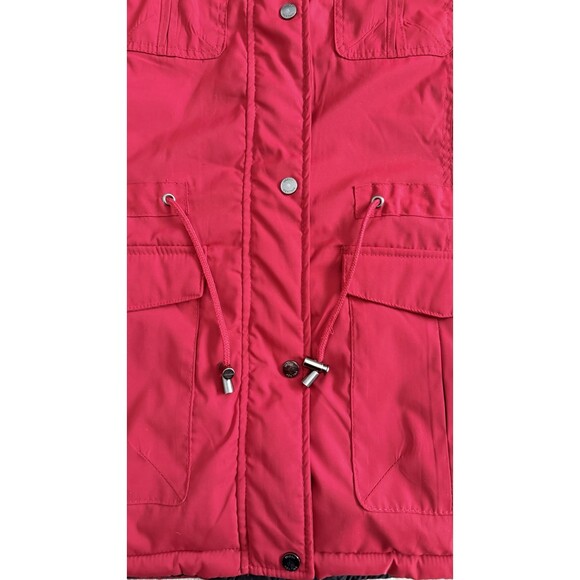 Urban Heritage REVERSIBLE Winter Parka Red/Black Women's Large - Picture 7 of 8